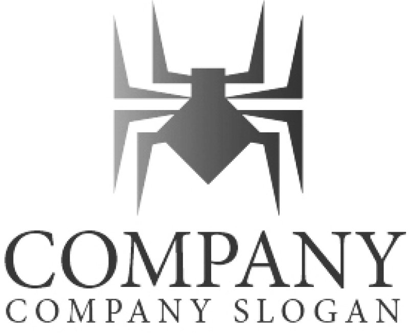 画像4: 蜘蛛・ロゴ・マークデザイン165 (4)