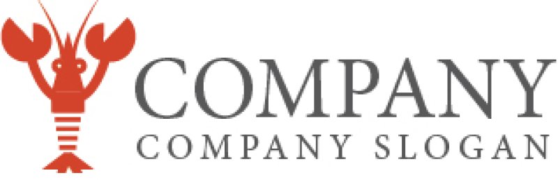 画像5: エビ・ザリガニ・ハサミ・縞・ロゴ・マークデザイン174 (5)