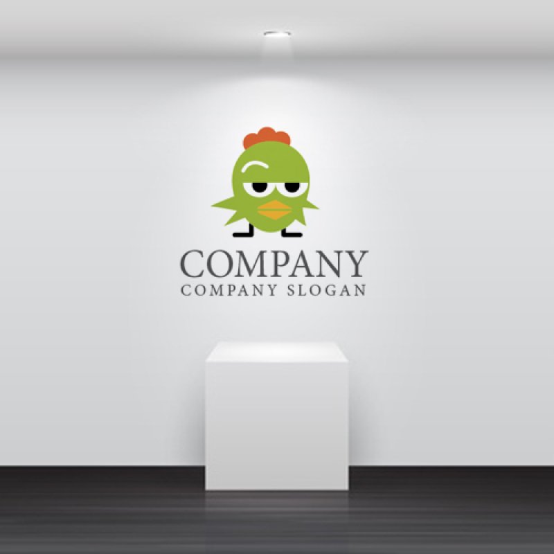 画像2: 鳥・顔・とさか・ロゴ・マークデザイン187 (2)