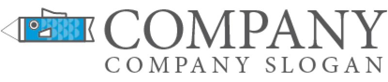 画像5: 鯉のぼり・こい・魚・ロゴ・マークデザイン194 (5)