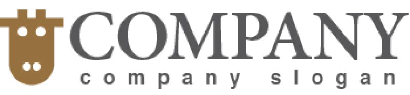 画像5: 牛・角・顔・ロゴ・マークデザイン207 (5)