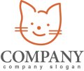 猫・動物・線・ヒゲ・ロゴ・マークデザイン222