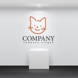 画像2: 猫・動物・線・ヒゲ・ロゴ・マークデザイン222