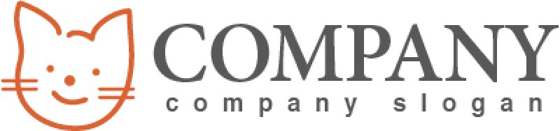 画像5: 猫・動物・線・ヒゲ・ロゴ・マークデザイン222 (5)