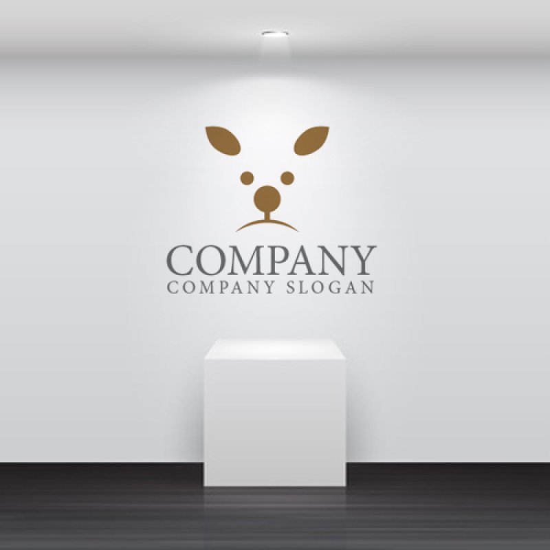 画像2: 犬・顔・動物・ロゴ・マークデザイン225 (2)