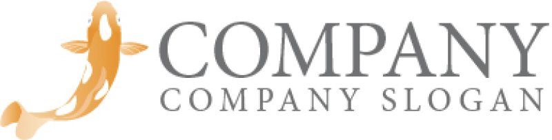 画像2: 鯉・魚・ロゴ・マークデザイン230 (2)