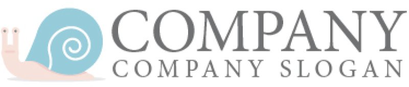 画像5: カタツムリ・のんびり・ロゴ・マークデザイン231 (5)