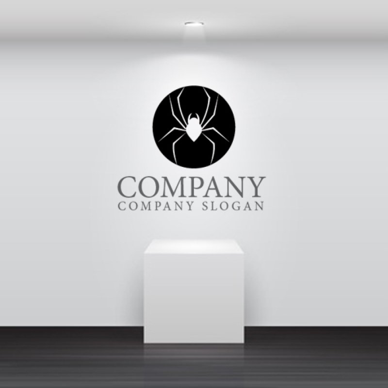 画像2: 蜘蛛・虫・輪・ロゴ・マークデザイン234 (2)