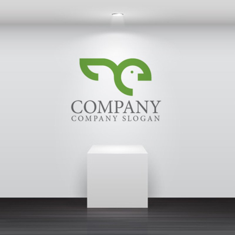 画像2: 鳩・鳥・T・翼・ロゴ・マークデザイン236 (2)