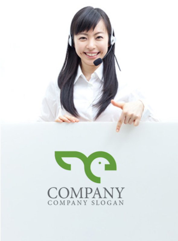 画像3: 鳩・鳥・T・翼・ロゴ・マークデザイン236 (3)