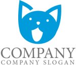画像1: 猫・顔・動物・ロゴ・マークデザイン242 (1)
