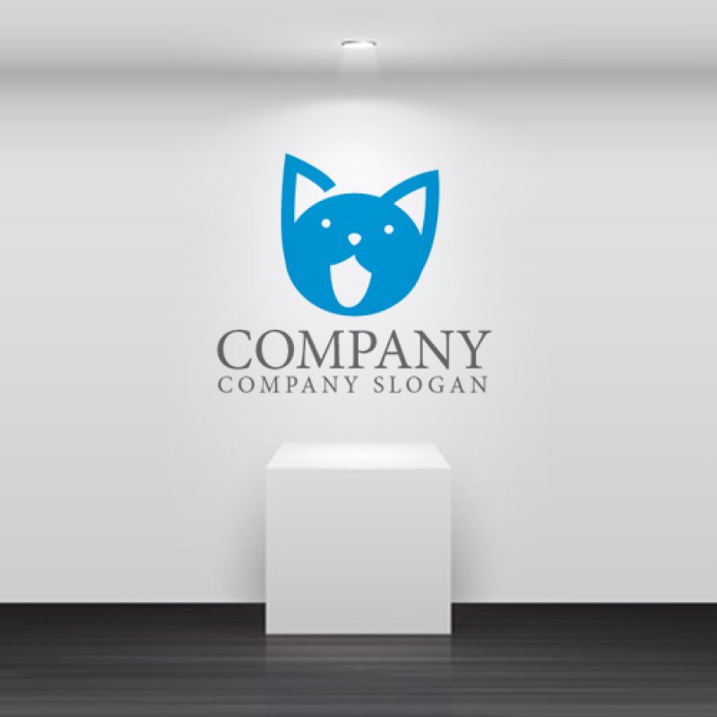 画像2: 猫・顔・動物・ロゴ・マークデザイン242 (2)