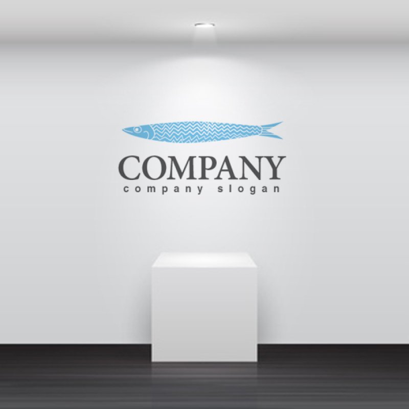 画像2: 魚・イワシ・ロゴ・マークデザイン250 (2)