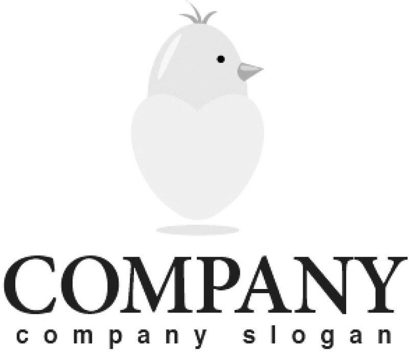 画像4: ハート・ひよこ・卵・ロゴ・マークデザイン259 (4)