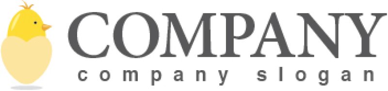 画像5: ハート・ひよこ・卵・ロゴ・マークデザイン259 (5)