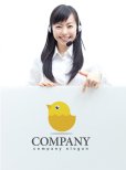 画像3: 鳥・ひよこ・卵・ロゴ・マークデザイン261 (3)