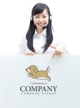 画像3: 犬・子犬・喜び・ロゴ・マークデザイン264 (3)