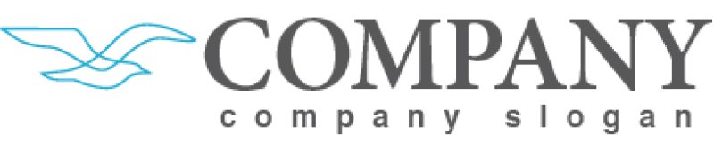 画像5: かもめ・鳥・線・ロゴ・マークデザイン266 (5)