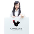 画像3: 鶏・鳥・トサカ・ロゴ・マークデザイン267
