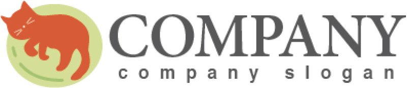 画像5: 猫・動物・座布団・昼寝・ロゴ・マークデザイン271 (5)