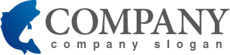 画像5: 魚・ブラックバス・ロゴ・マークデザイン274 (5)