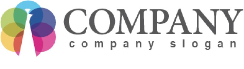 画像5: 孔雀・鳥・輪・ロゴ・マークデザイン279 (5)