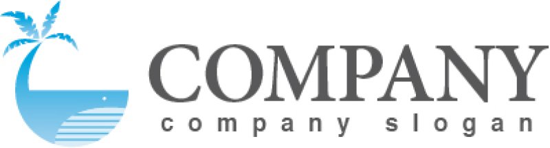 画像5: クジラ・動物・ヤシ・島・ロゴ・マークデザイン293 (5)