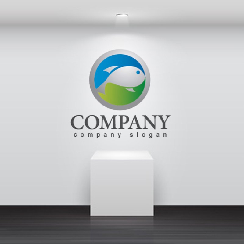 画像2: 魚・輪・バッチ・ロゴ・マークデザイン314 (2)