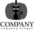 画像4: 猫・かぼちゃ・ハロウィン・ロゴ・マークデザイン320 (4)