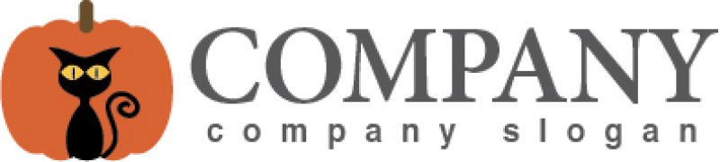 画像5: 猫・かぼちゃ・ハロウィン・ロゴ・マークデザイン320 (5)