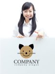画像3: 犬・猫・ヒゲ・ロゴ・マークデザイン323 (3)