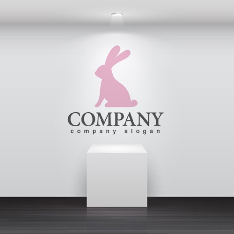 画像2: うさぎ・動物・ロゴ・マークデザイン328 (2)