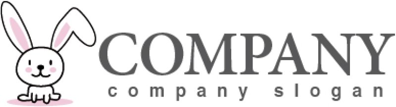 画像5: うさぎ・動物・かわいい・ロゴ・マークデザイン329 (5)
