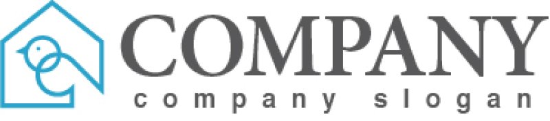 画像5: 鳥・家・線・かご・ロゴ・マークデザイン333 (5)