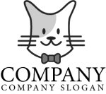 画像4: 猫・蝶ネクタイ・ヒゲ・ロゴ・マークデザイン367 (4)
