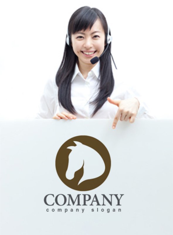 画像2: 馬・輪・ロゴ・マークデザイン370 (2)