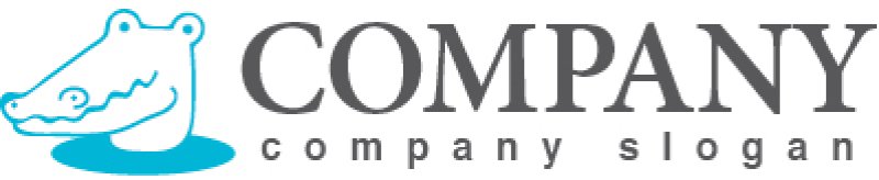 画像5: ワニ・水溜り・動物・ロゴ・マークデザイン375 (5)