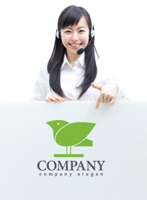 画像3: とり・枝・羽・ロゴ・マークデザイン392 (3)