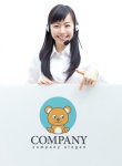 画像3: くま・輪・犬・ロゴ・マークデザイン394 (3)