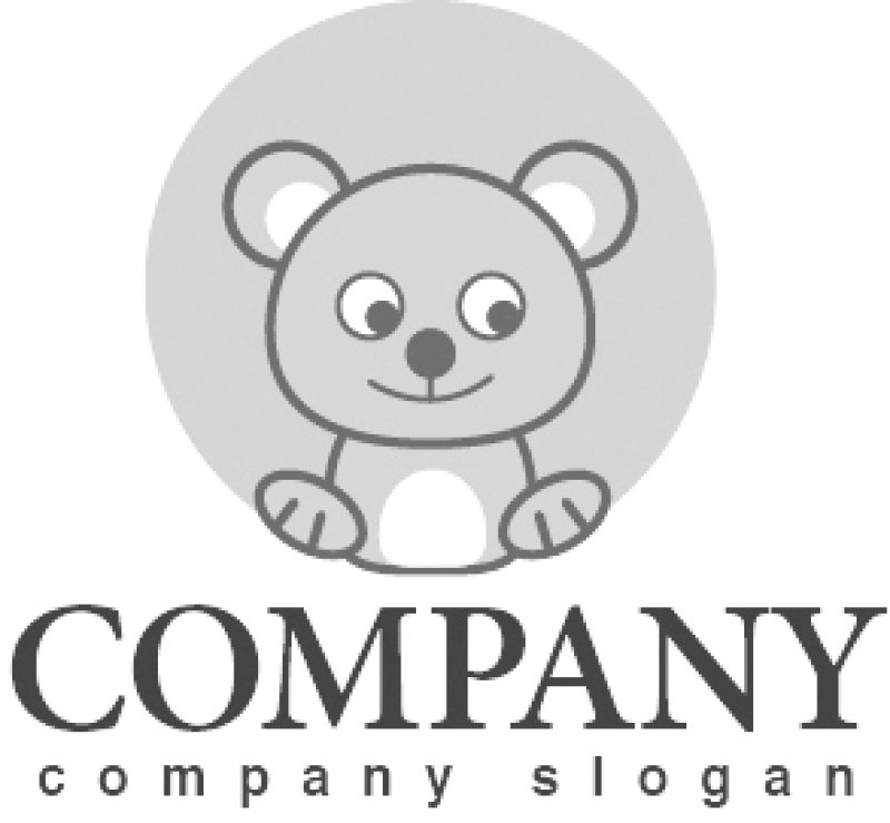 画像4: くま・輪・犬・ロゴ・マークデザイン394 (4)