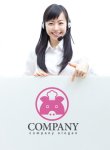 画像3: 豚・コック・輪・ロゴ・マークデザイン398 (3)