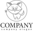 画像4: 猫・星・輪・ロゴ・マークデザイン399 (4)