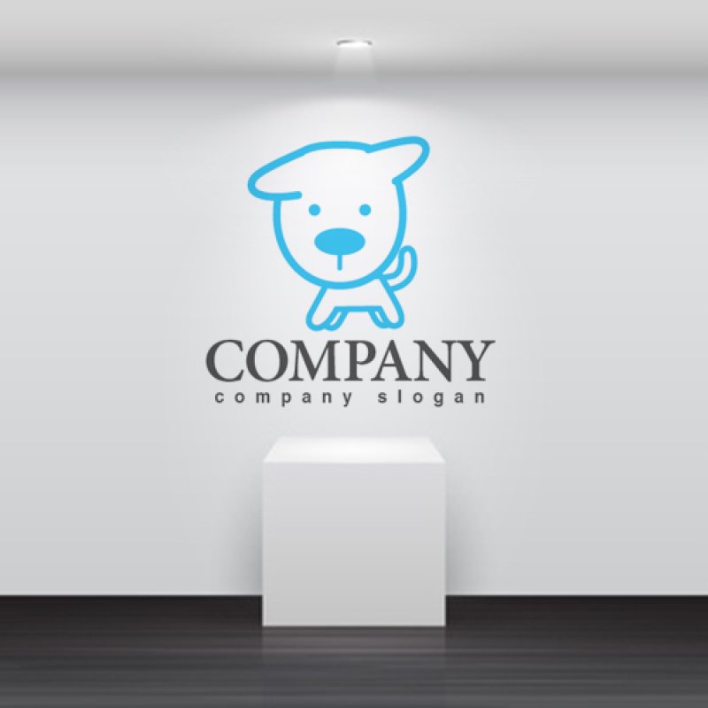 画像2: 犬・仔犬・ロゴ・マークデザイン401 (2)