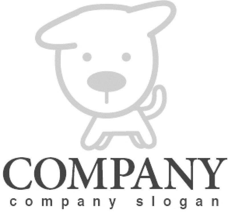 画像4: 犬・仔犬・ロゴ・マークデザイン401 (4)