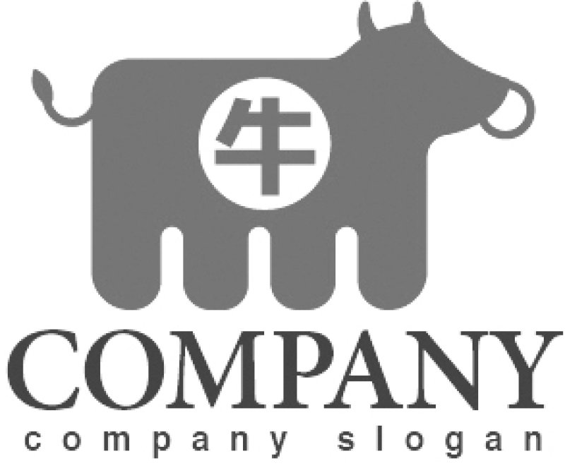 画像4: 牛・m・動物・ロゴ・マークデザイン406 (4)