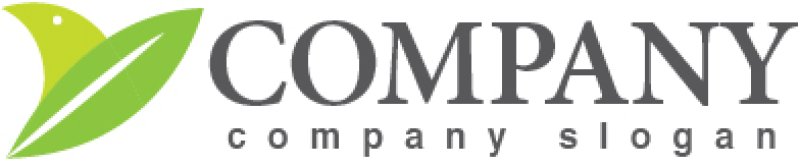 画像5: とり・葉・羽・ロゴ・マークデザイン408 (5)