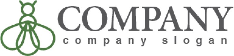 画像5: 蜂・線・虫・ロゴ・マークデザイン409 (5)