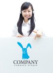 画像3: うさぎ・耳・動物・ロゴ・マークデザイン418 (3)