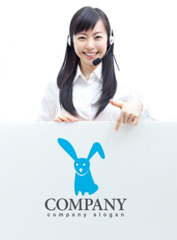 画像3: うさぎ・耳・動物・ロゴ・マークデザイン418 (3)