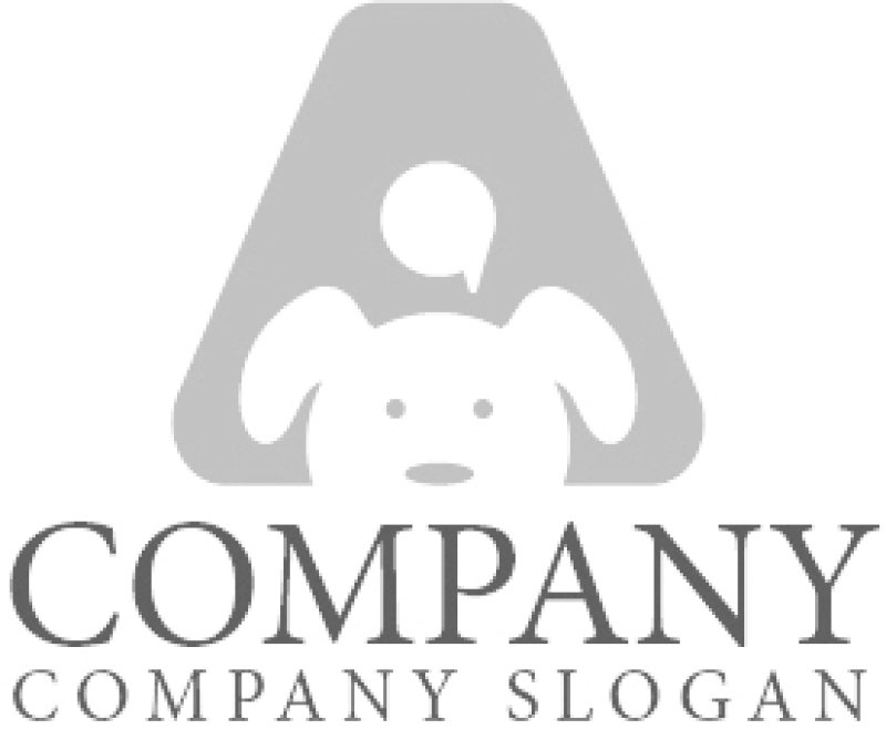 画像5: 犬・A・吹き出し・ロゴ・マークデザイン430 (5)